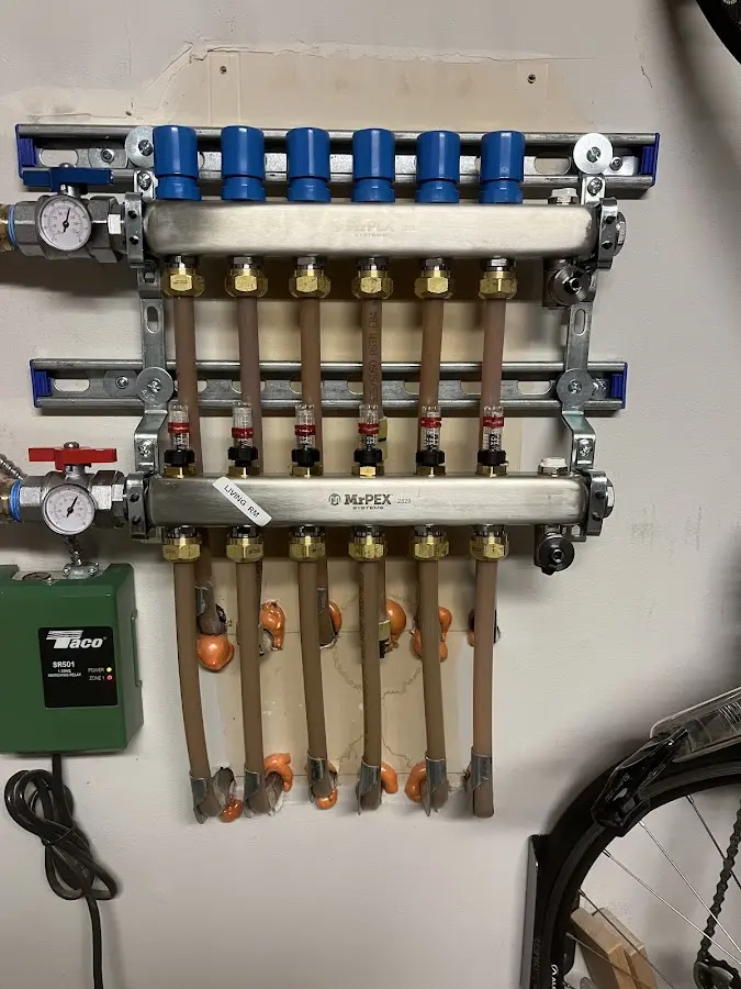 Plumber performing Gas Leak Detection at a residential property in Hilton Head Island